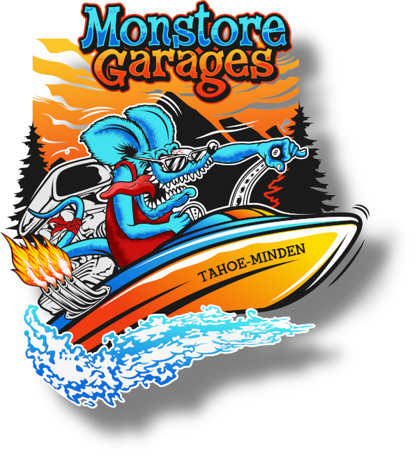 Monstore Garages Rat Boat logo